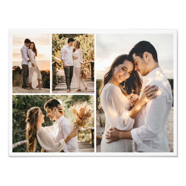 Crie seu próprio 4 Foto Collage Foto Alargamento (Frente)