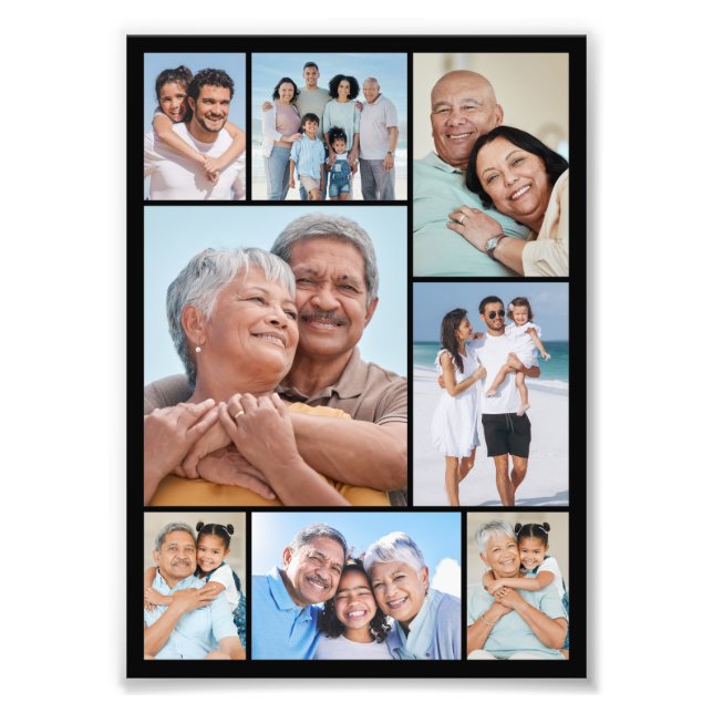 Crie seu próprio 8 Foto Collage Foto Alargamento (Frente)