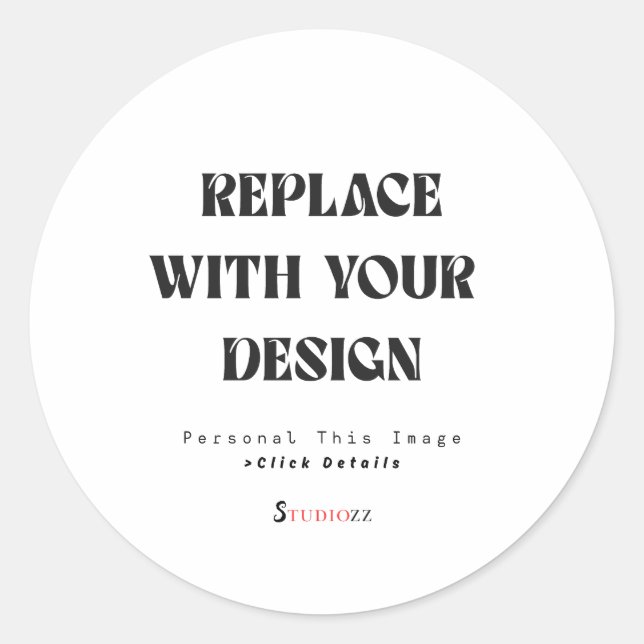 Crie Seu Próprio Adesivo de 1,5 polegadas (Frente)