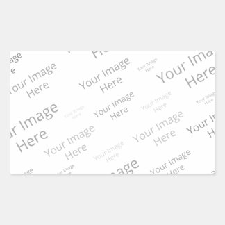 Crie seu próprio adesivo de retângulo brilhante pe