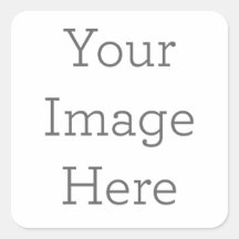 Crie seu próprio adesivo quadrado