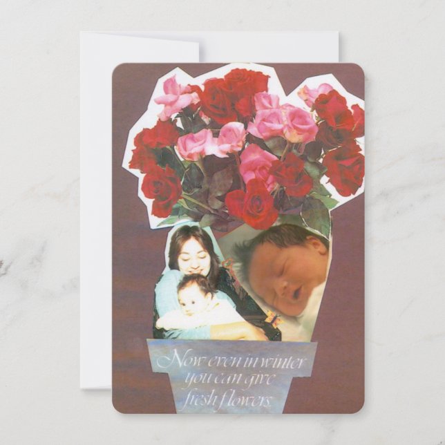 Crie seu próprio anúncio de nascimento (Frente)