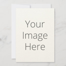 Crie Seu Próprio Artisan Sentiu Convite Ecru 5"x7"