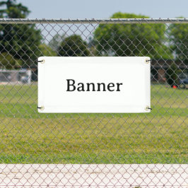 Crie seu próprio banner externo de 2' x 1'