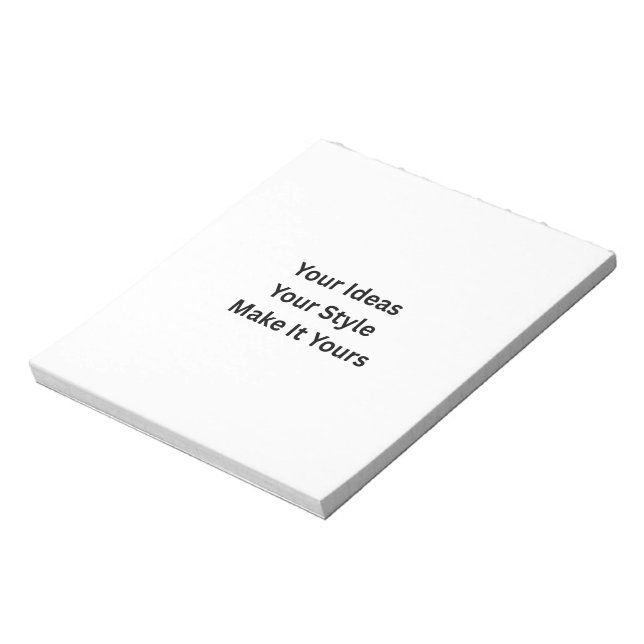 Crie seu próprio bloco de notas de 5,5" x 6" (Invertido)