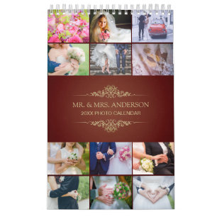 Crie Seu Próprio Calendário De Fotos De Casament
