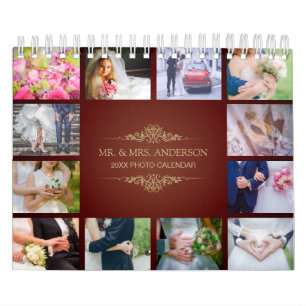 Crie Seu Próprio Calendário De Fotos De Casament