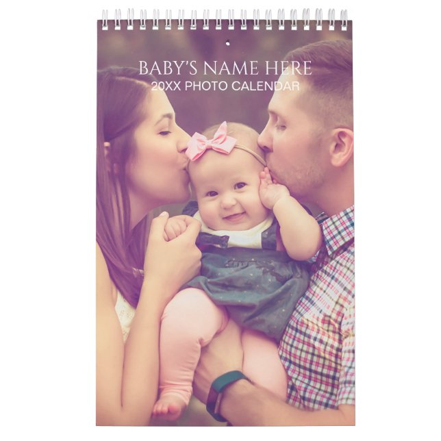 Crie seu próprio calendário de fotos do bebê 2025 (Capa)