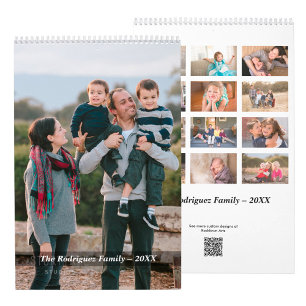 Crie seu próprio calendário de fotos em espanhol p