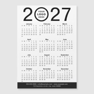 Crie seu próprio calendário de logotipo de negócio