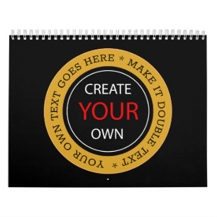 Crie seu próprio calendário personalizado e com ma