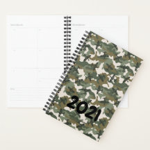 Crie Seu Próprio Calendário Planejador CAMO PLANE