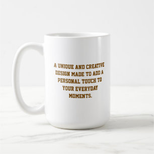 Crie Seu Próprio Caneca de Café de 15oz