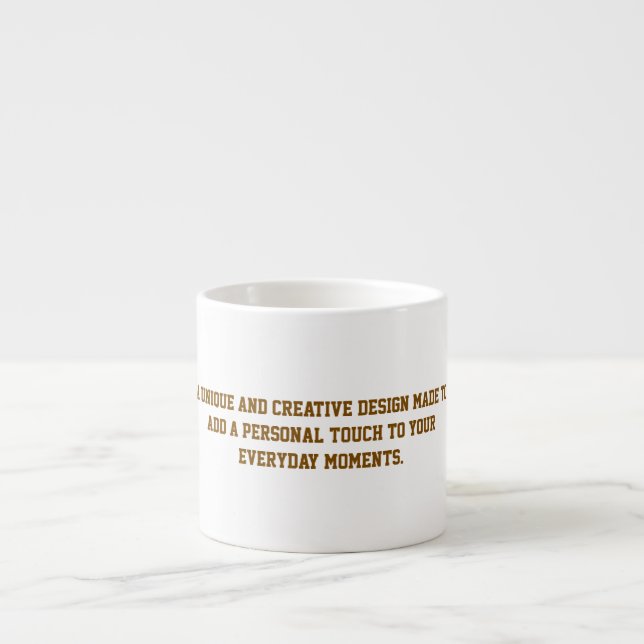 Crie Seu Próprio Caneca de Expresso (Frente)