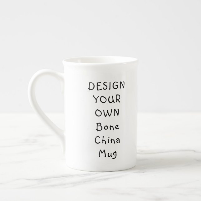 Crie Seu Próprio Caneca de Porcelana Branca Fonte  (Esquerda)