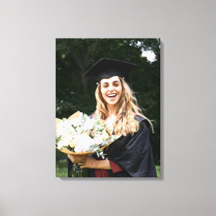 Crie Seu Próprio Canvas de Foto de Graduado Person