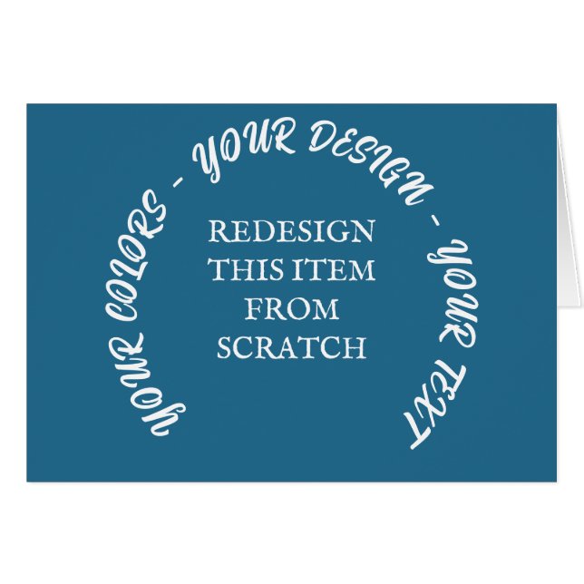 Crie seu próprio cartão (Frente Horizontal)