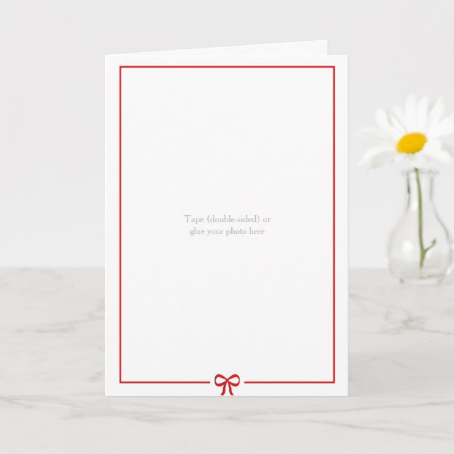 Crie seu próprio Cartão com fotos - Arco de borda  (Planta pequena)