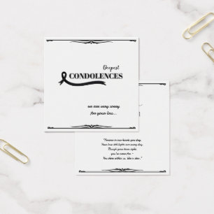 Crie Seu Próprio Cartão de Condolências Simples 2,