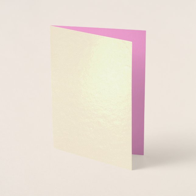 Crie seu próprio cartão de folha personalizado (Frente)