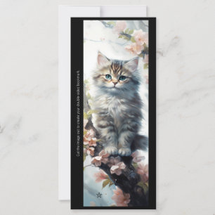 Crie Seu Próprio Cartão de Marcador de Kitten List