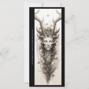 Crie Seu Próprio Cartão de Marcador Pagão Cernunos