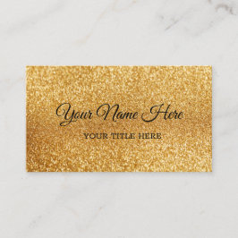 Crie seu próprio Cartão de visita brilhante Dourad