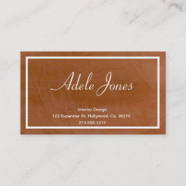 Crie seu próprio Cartão de visita de tangerina