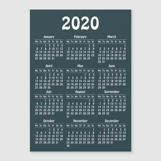 Crie seu próprio cartão magnético 2020 (Frente)