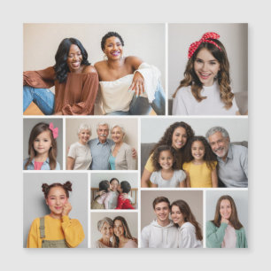 Crie Seu Próprio Cartão Magnético De Colagem De Fo