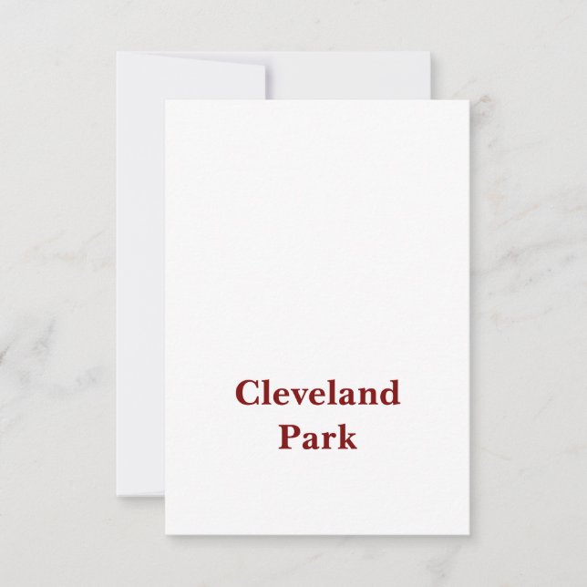 Crie seu próprio cartão plano 3,5''x5" com envelop (Frente)