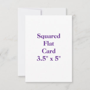 Crie seu próprio cartão plano de 3,5" x 5"