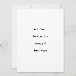 crie seu próprio cartão plano personalizado 5.5" x