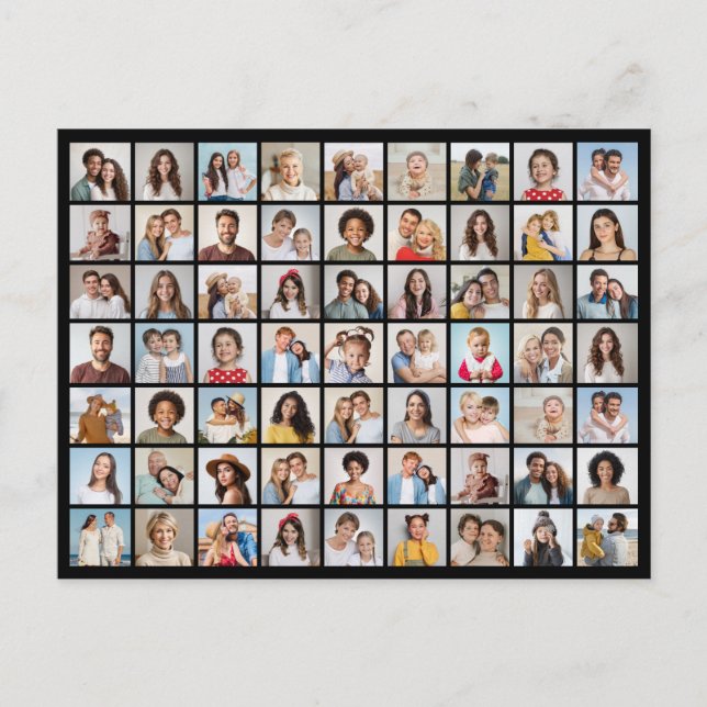 Crie seu próprio cartão postal de colagem de 63 fo (Frente)