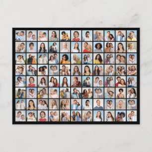 Crie seu próprio cartão postal de colagem de 88 fo
