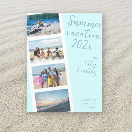 Crie seu próprio cartão postal de férias de verão