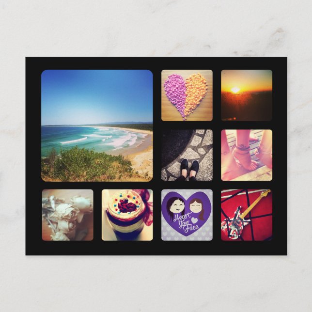 Crie seu próprio cartão postal do Instagram (Frente)