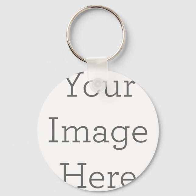 Chaveiro Círculo de Metal, 5,08cm (Frente)