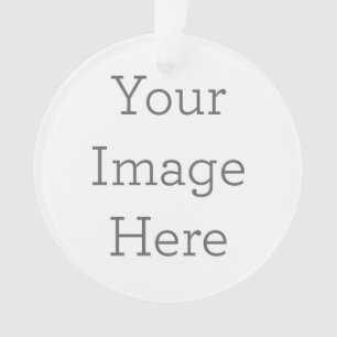 Crie Seu Próprio Círculo Ornamento Acrílico