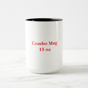 Crie Seu Próprio Combo de Caneca de Café de 15oz e