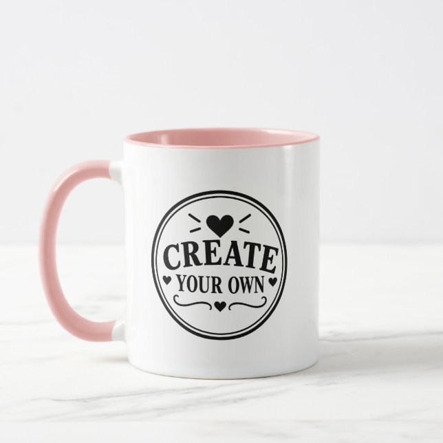 Crie Seu Próprio Combo de Caneca Personalizável RO (Esquerda)