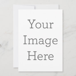 Crie Seu Próprio Convite de 13 x 18 cm