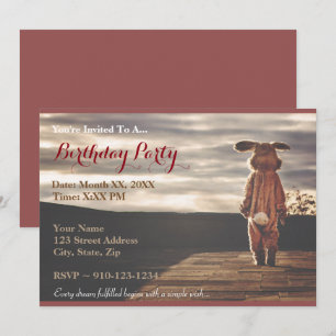 Crie seu próprio Convite de aniversário Páscoa