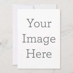 Crie Seu Próprio Convite De Casamento De 5" x 7"