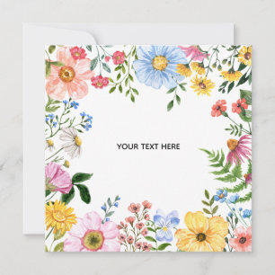 Crie Seu Próprio Convite Floral