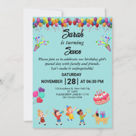 Crie seu próprio convite para Festas de aniversári