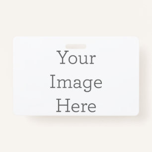 Crie seu próprio Crachá plástico de PVC vertical