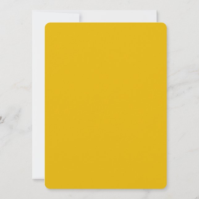 Crie Seu Próprio Design Amarelo Personalizado (Verso)