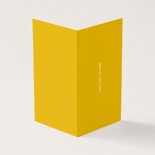 Crie Seu Próprio Design Amarelo Personalizado (Exterior)