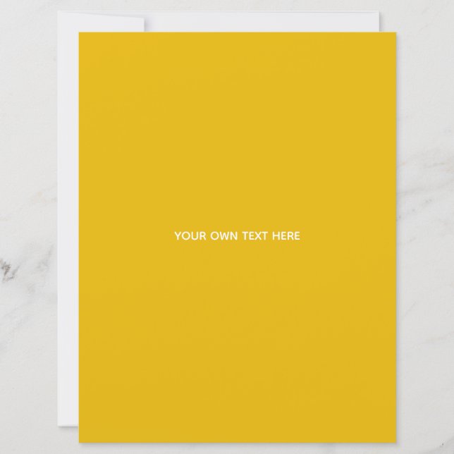 Crie Seu Próprio Design Amarelo Personalizado (Frente)